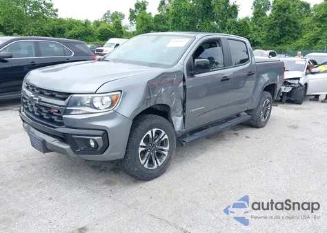 2021 Chevrolet Colorado 4Wd Short Box Z71 из США, поврежденный, VIN 1GCGTDEN4M1131238